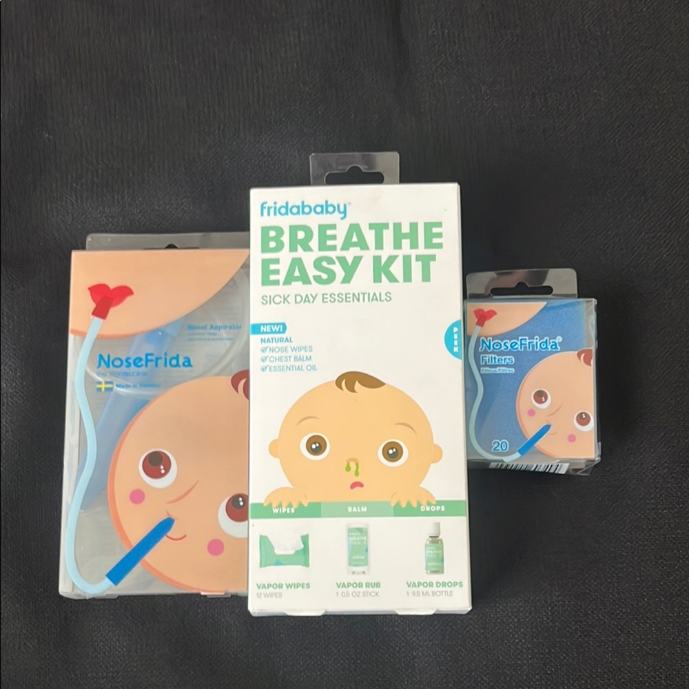 Fridababy breathe easy and NoseFrida